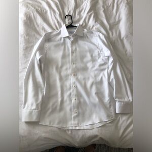 Eton Slim Fit Cotton Twill Dress Shirt